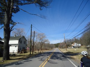 Heading out on Lower Demunds Road.